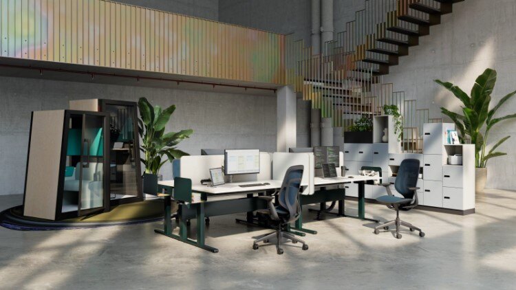 Steelcase Height Adjustable Desks