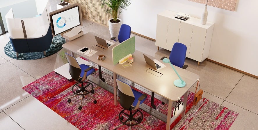 Steelcase-Frame-Four-Work-Bench